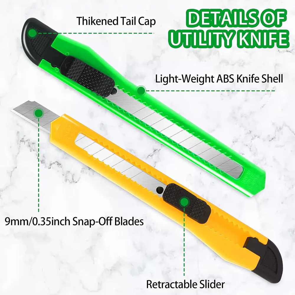 K2002 9mm retractable box cutter working scene