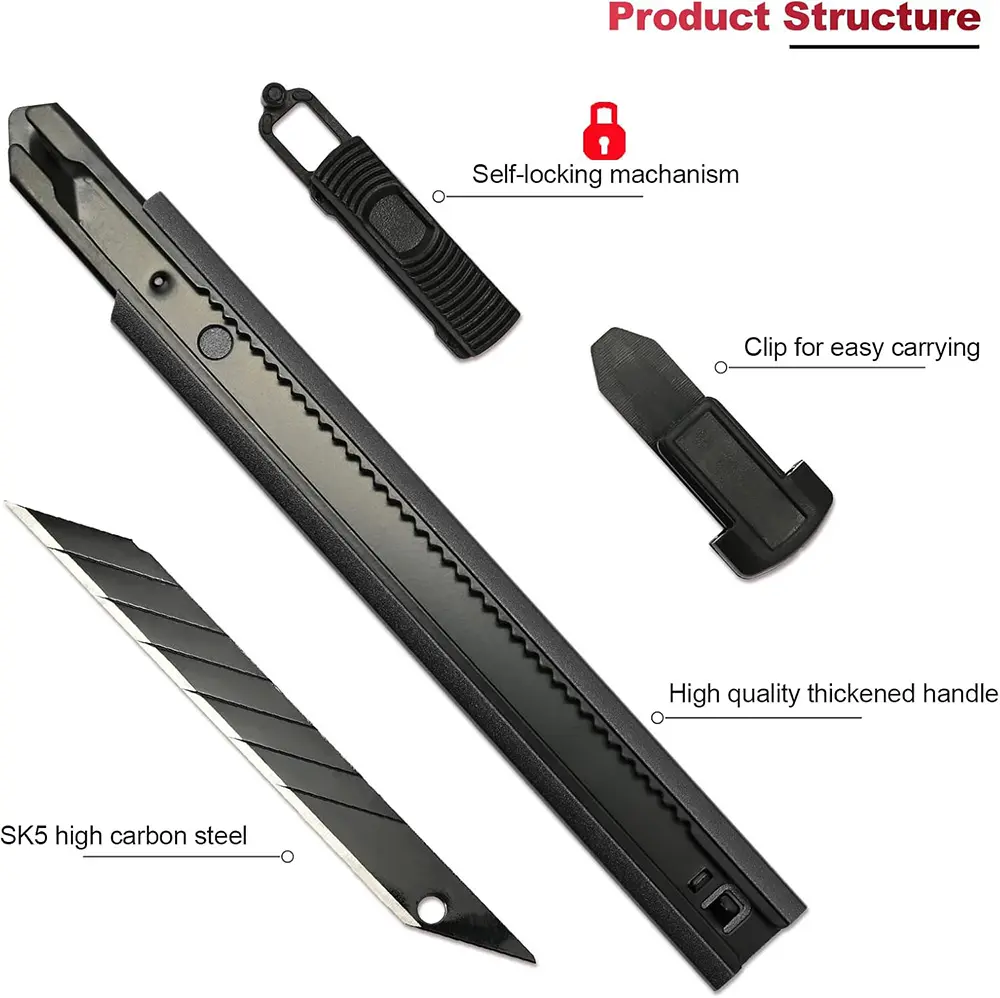 metal snap off utility knife for warehouse