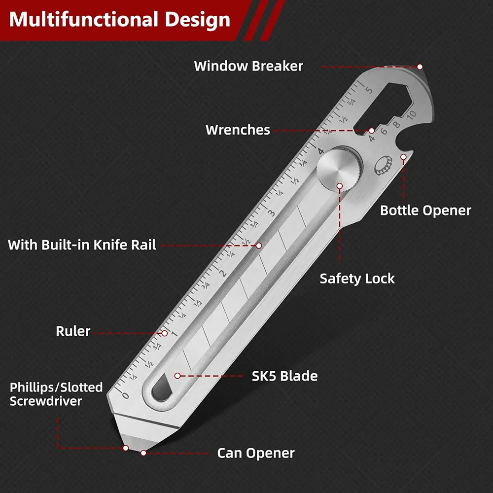 multifunctional stainless steel box cutter