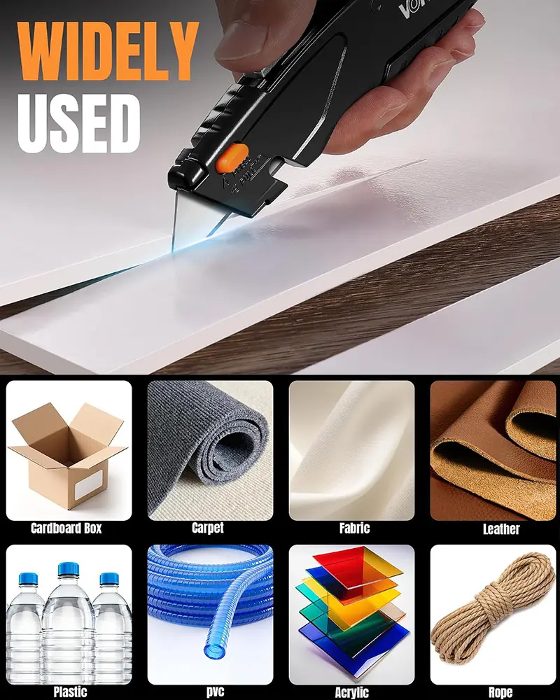 utility knife with spare blade compartment