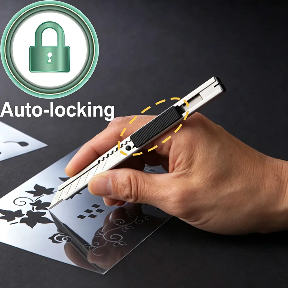 lockable exacto knife for vinyl wrap