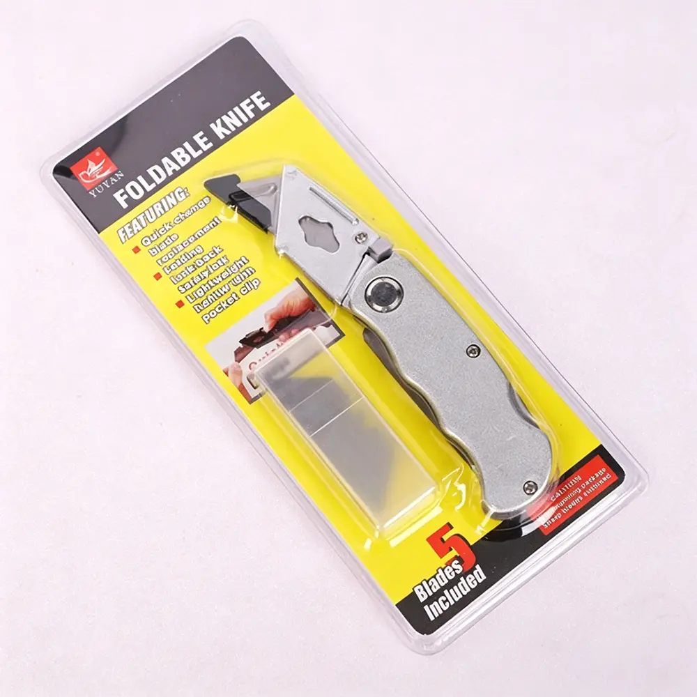 aluminum alloy folding pocket utility knife