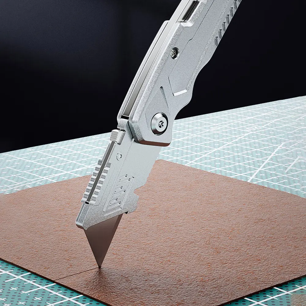 quick release blade folding industrial cutter