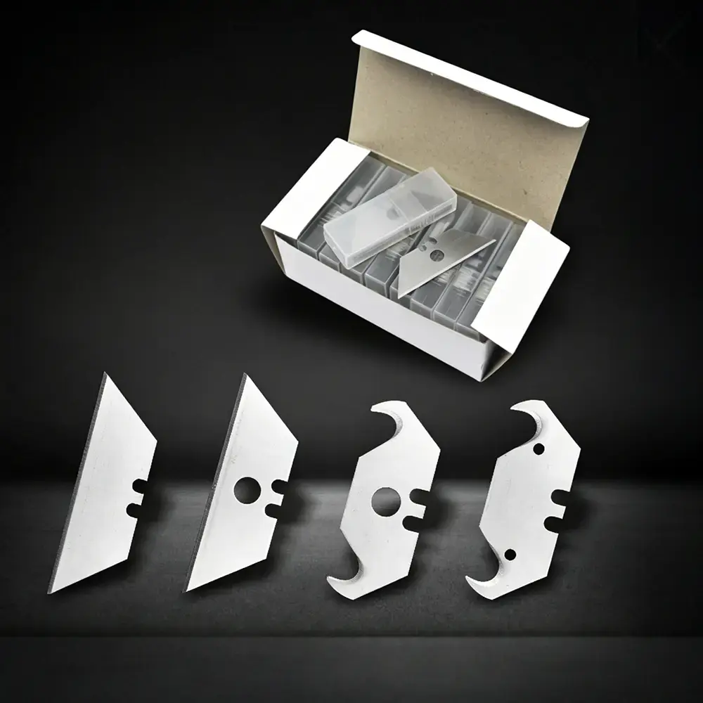 anti-slip aluminum alloy folding box cutter