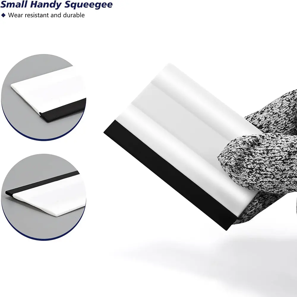 Vinyl applicator squeegee for car wrap