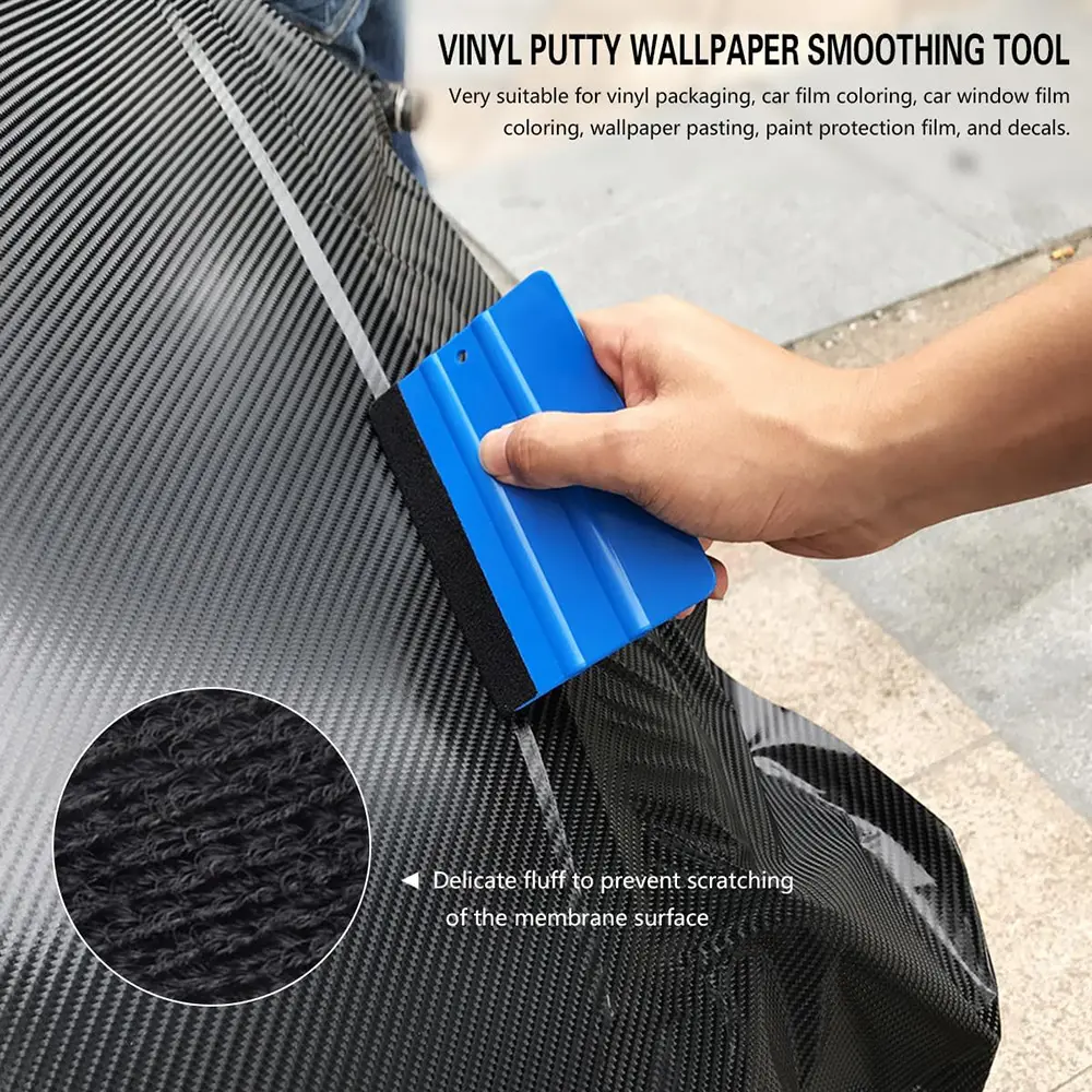 DIY craft scratch free squeegee tool