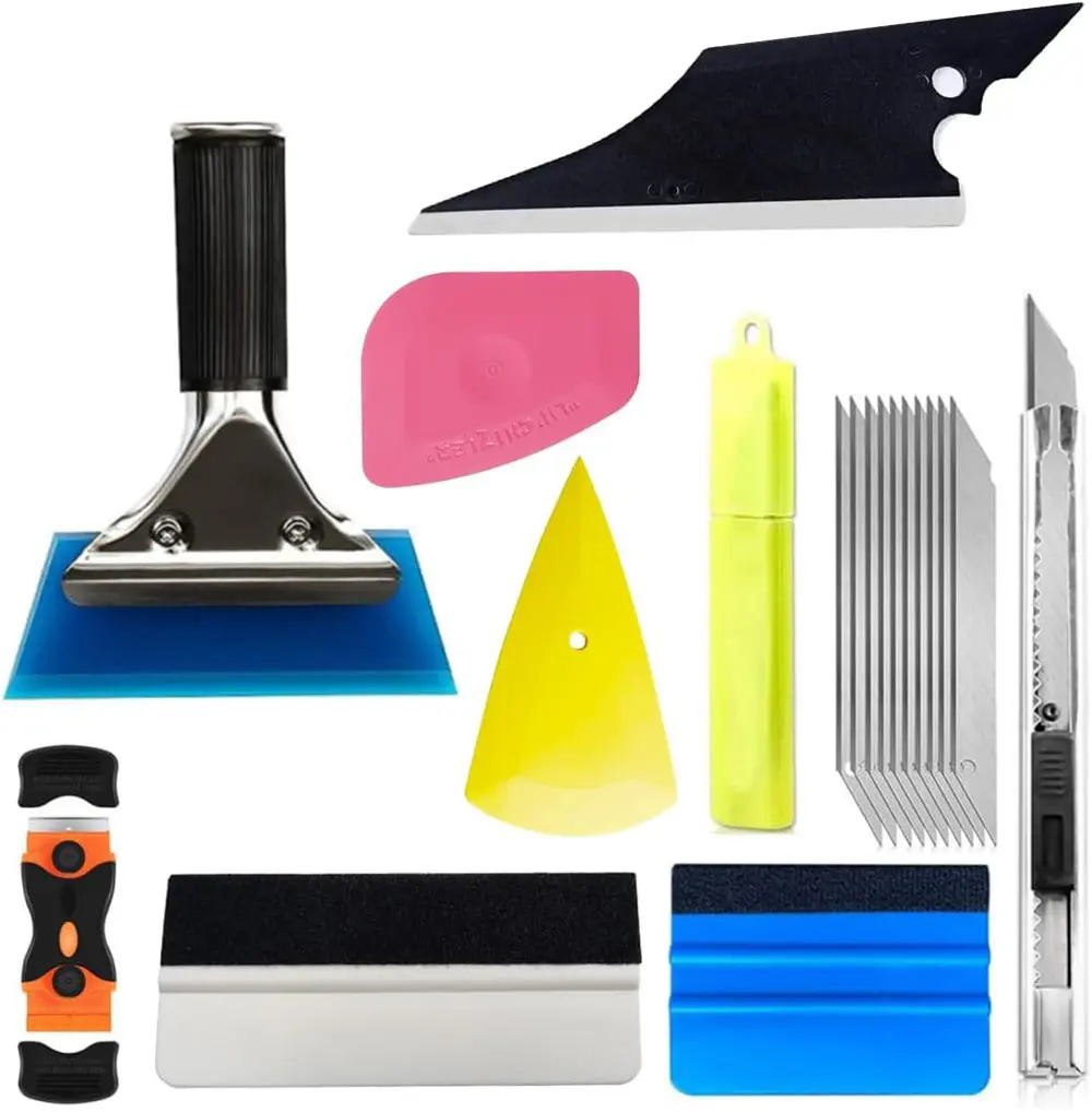 Vehicle Film Wrapping Tools