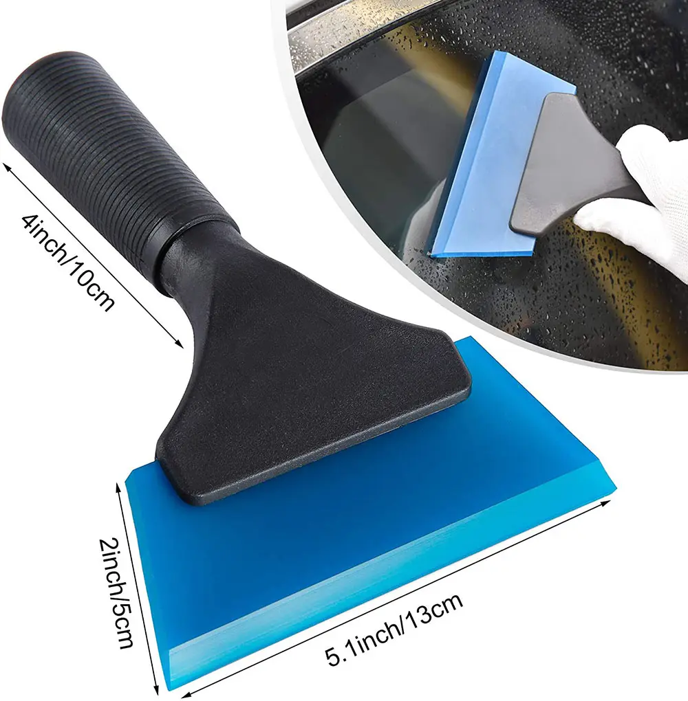Contour Rubber Squeegee for Window Film Installation