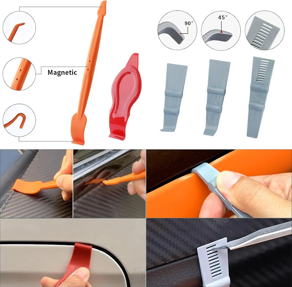 Contour Squeegee For Vehicle Wrap