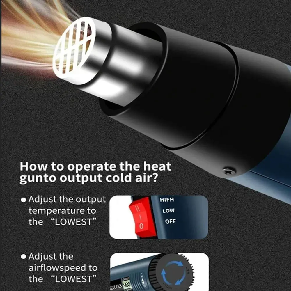 Temperature Adjustable Heat Gun