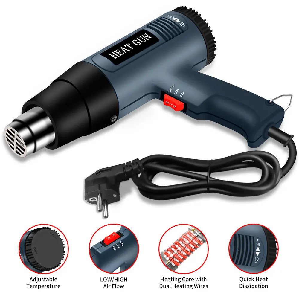Hot Air Gun Working Scene