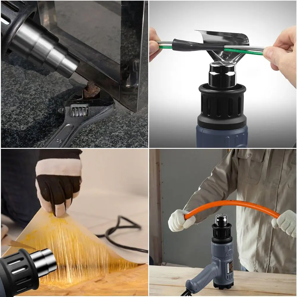 2000W heat gun equipped with 4 different nozzles
