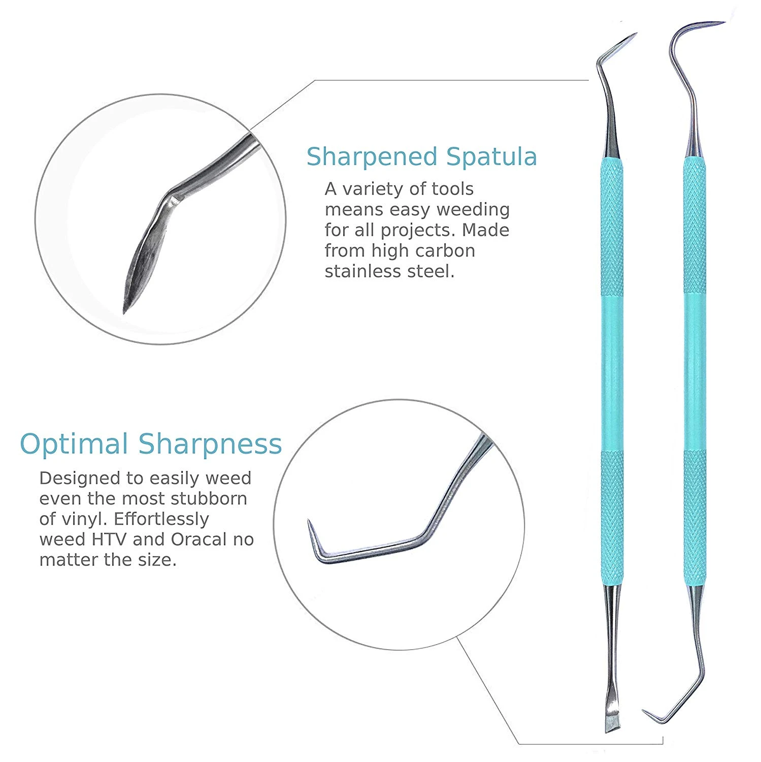 Hook pick tool for removing small vinyl residues