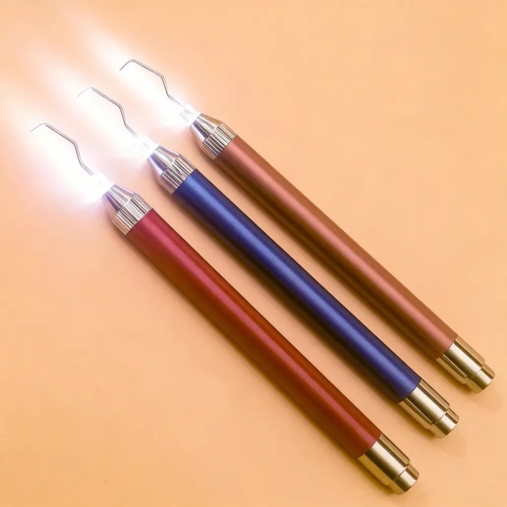 Lighted weeder accessory for Cricut cutting machine