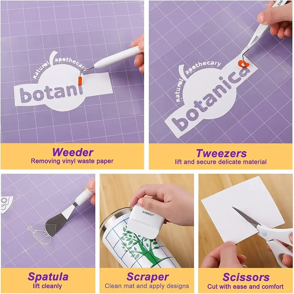 Vinyl weeding supplies compatible with Silhouette Cameo