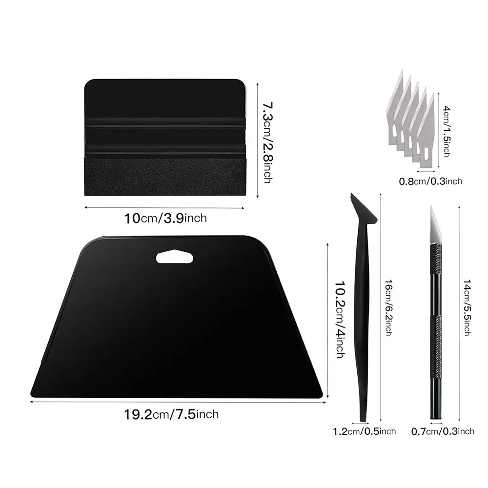 Soft felt scraper for bubble-free wallpaper smoothing
