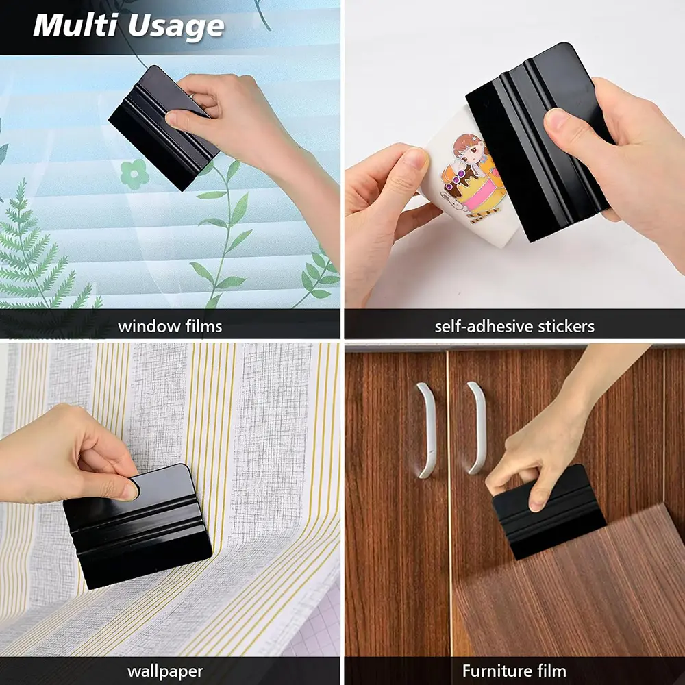 DIY window tint and peel stick wallpaper install tool set